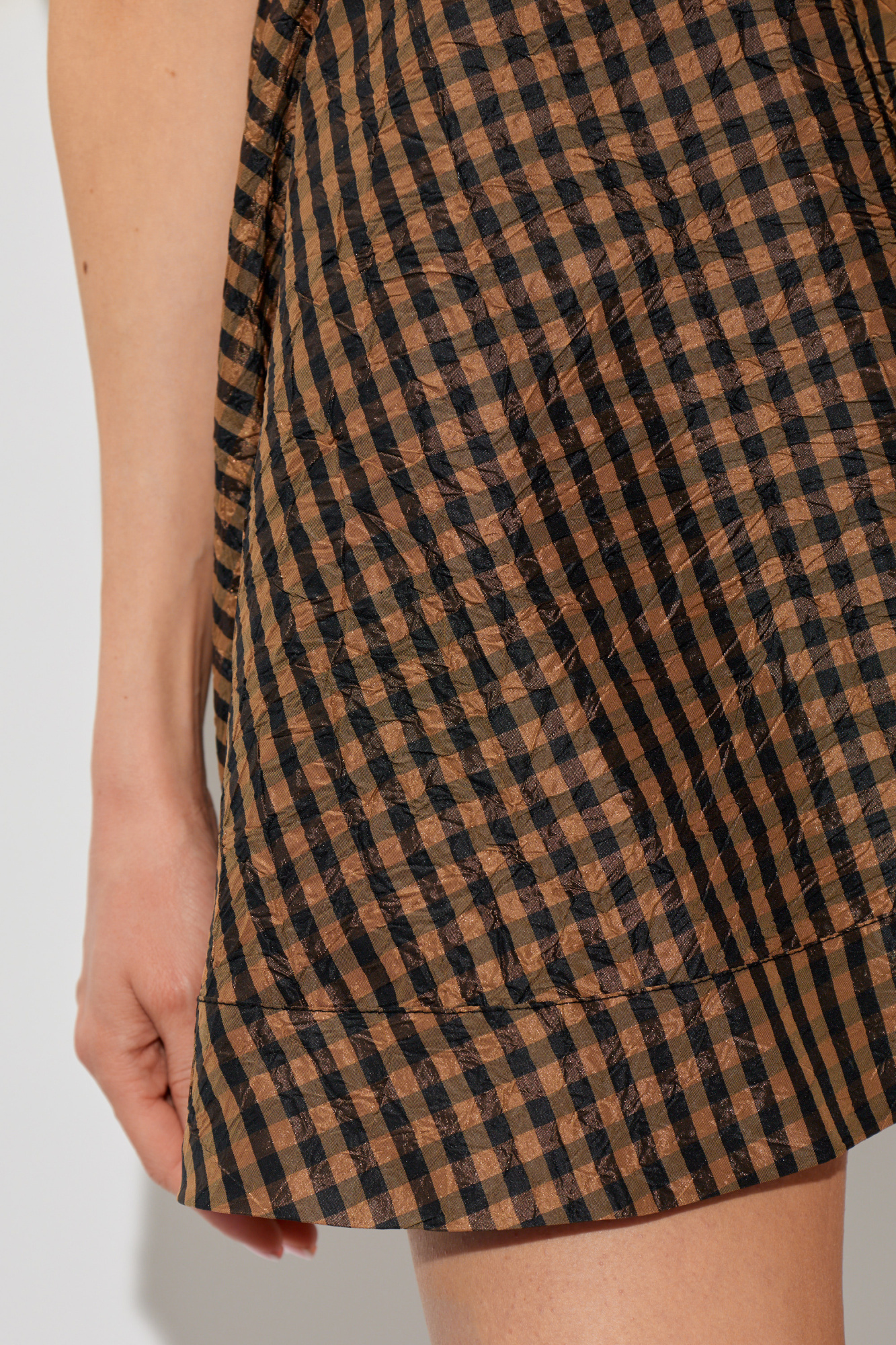 Ganni Plaid pattern skirt | Women's | Vitkac